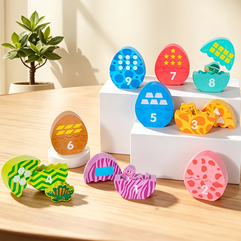 Cute Dinosaur Egg Matching Educational Toy
