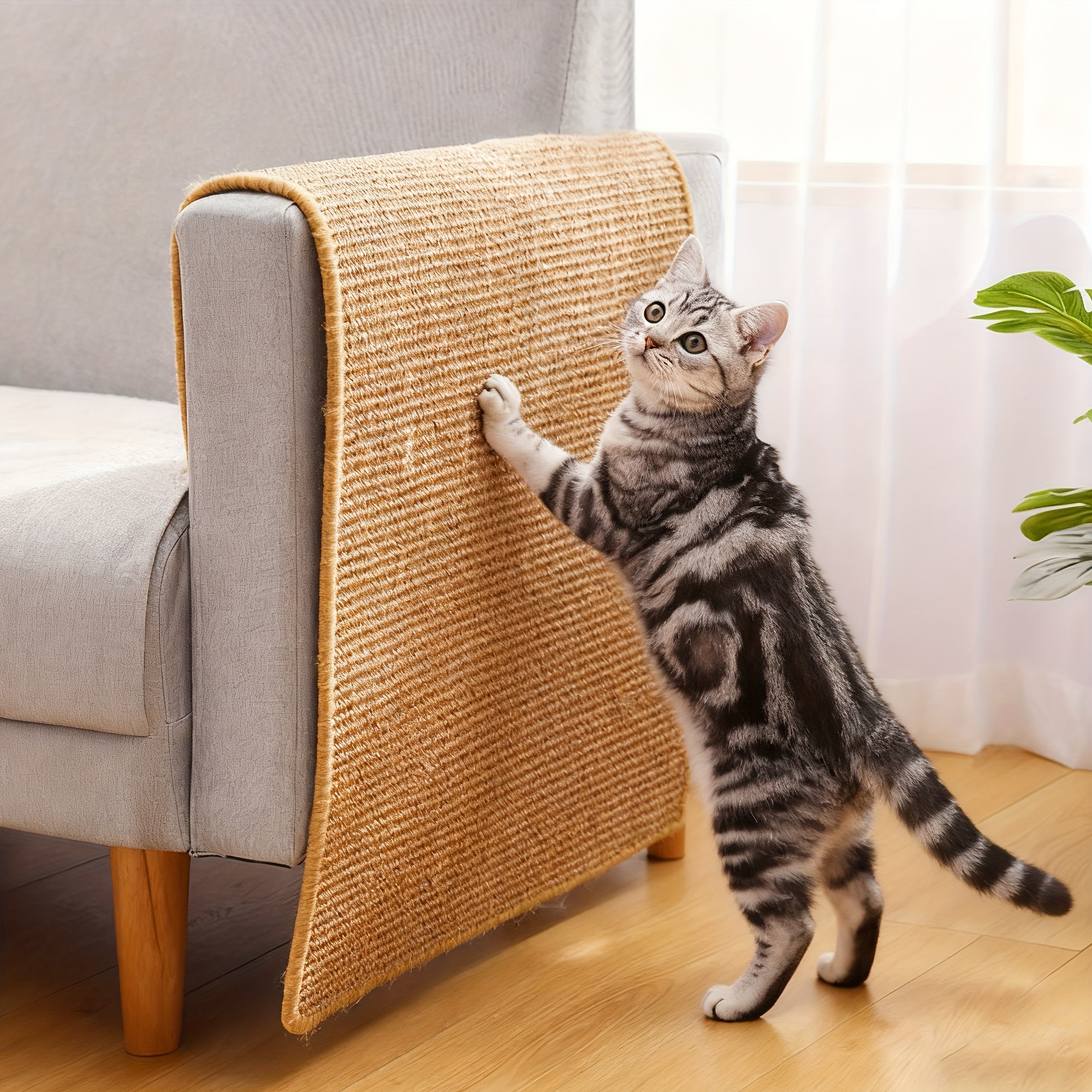  . katzenkratzmatte, sisal katzenmatte kratzmatte, schutz und sofa haustiermöbel zubehör,   haustierzubehör, langlebiger haustierartikel
