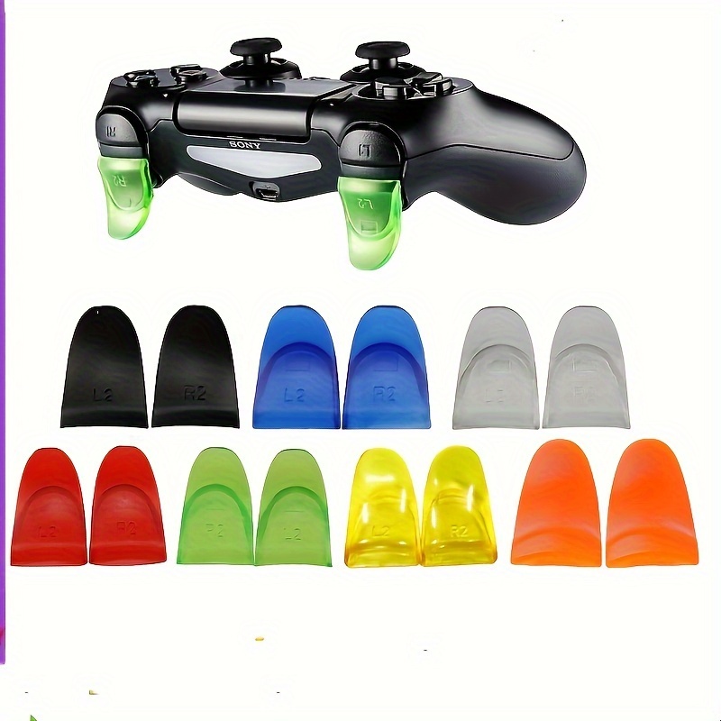 

8pcs L2 R2 Trigger Extenders For Ps4 Controller, Dualshock 4 Button Attachments, 2 Pairs, Enhanced Gaming Precision, Easy Installation, 2.7cm Height, Assorted Colors