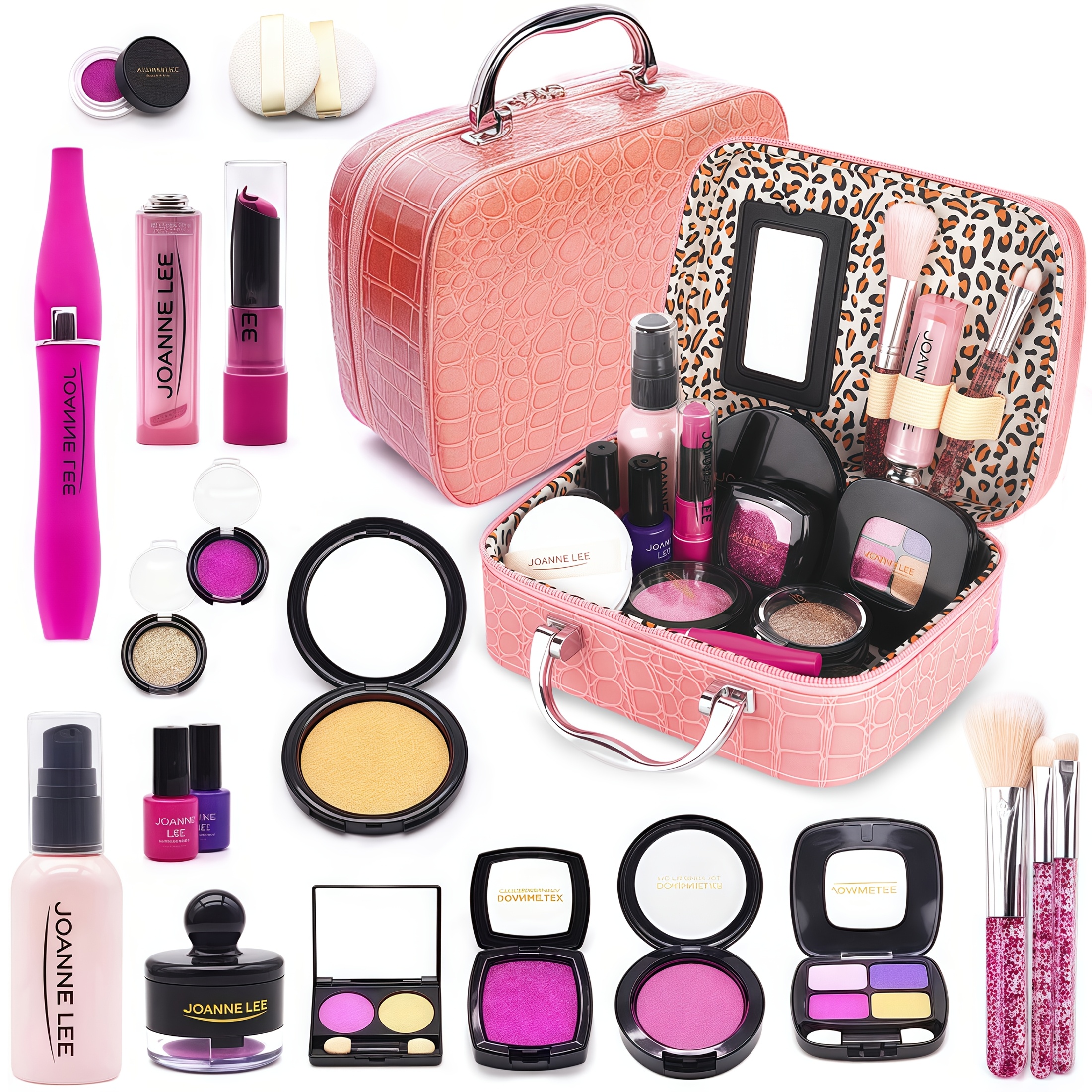 childrens role playing cosmetics   handbag toy set multi piece gift box for girls boys dress up costume party favor gift 0