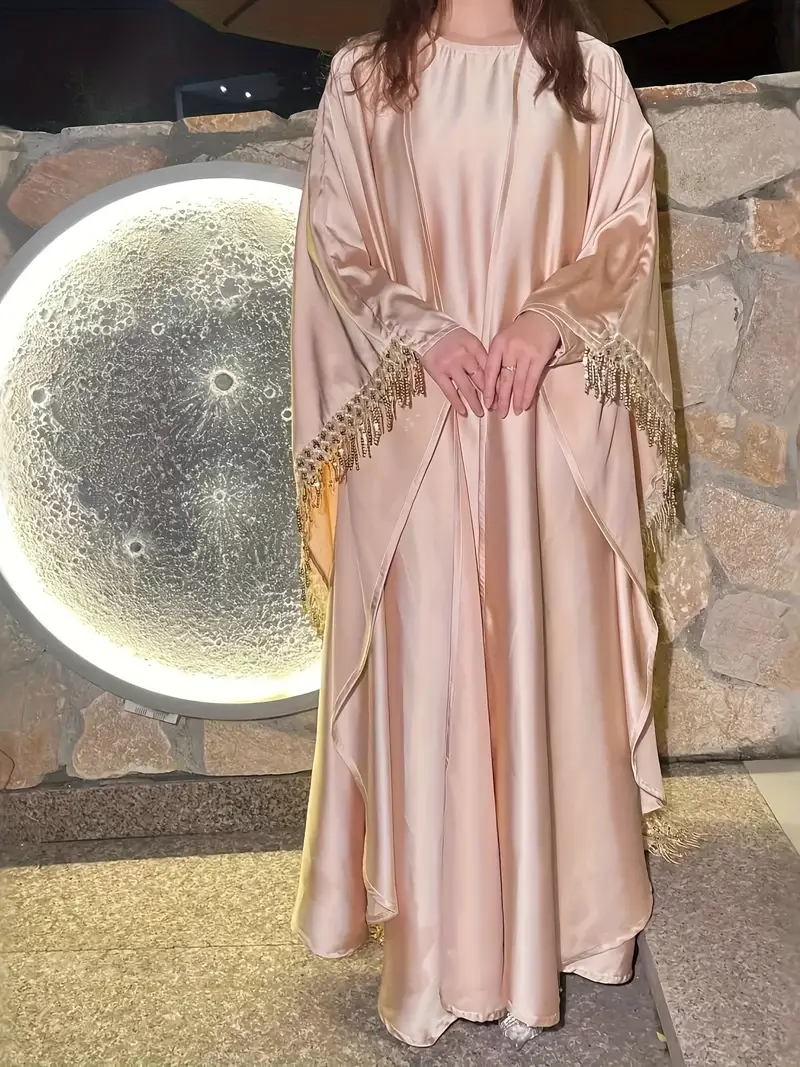ruffle fashion solid color long dress set dubai arabic - Temu Mauritius ruffle fashion solid color long dress set dubai arabic - Temu Mauritius