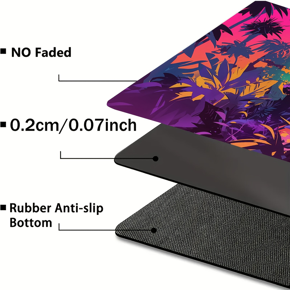 Brightly Colored Dinosaur-Themed Playmat for Card Games