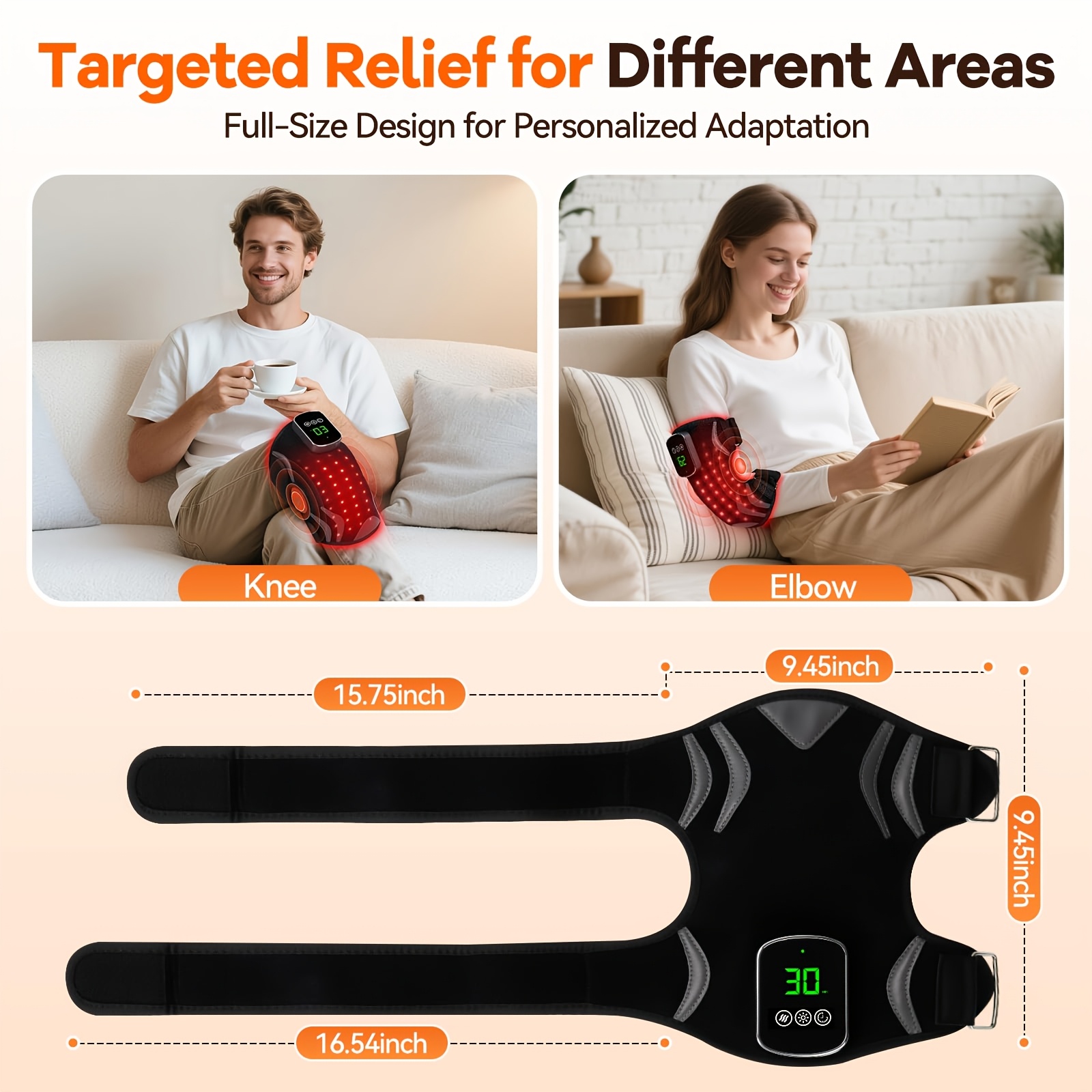 USB rechargeable knee massager