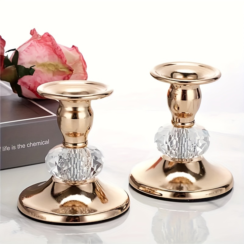 

Elegant European- Candle Holder With Oil-rubbed - Romantic Table Settings, Weddings & Home Decor