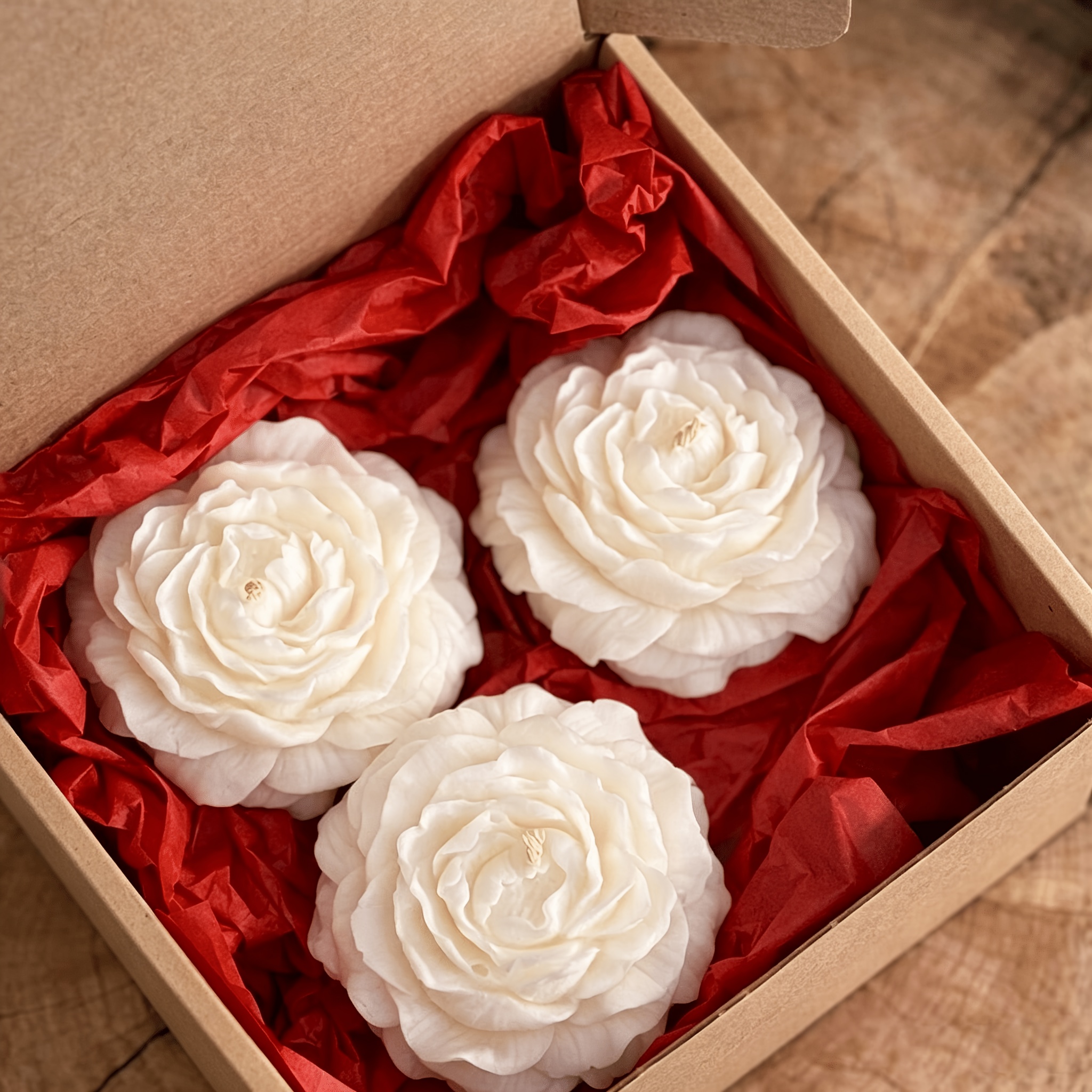 Gift for Her/Him 3pcs White Peony Scented Candles Gift Set Favor, for Baby Shower, Wedding Favors Gift Basket, Bridal Shower Decor, Home Decoration, Mother'S Day Gift, Thanksgiving, Anniversary Gifts, Valentine'S Day Gifts