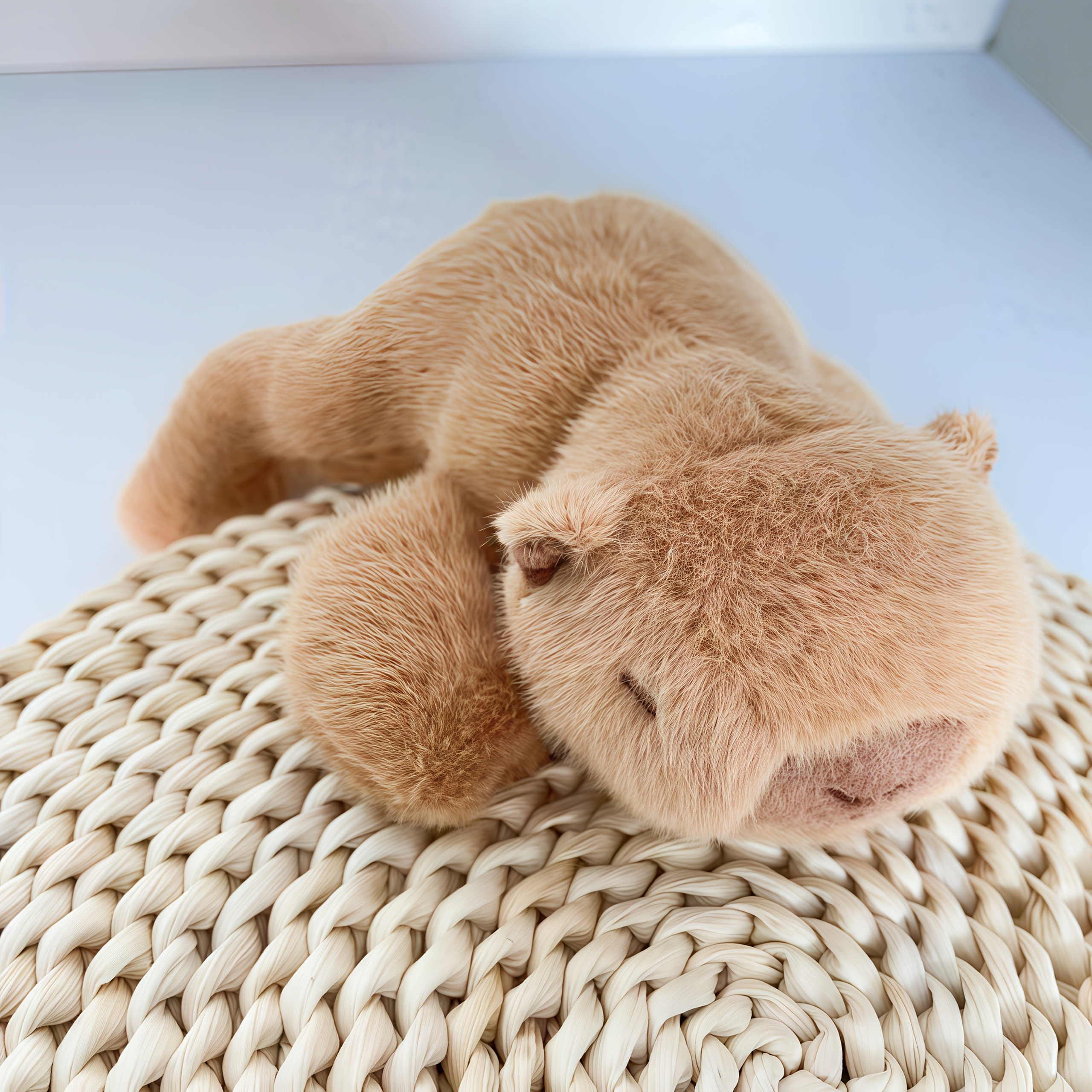 Image of Palm-sized Small Paw-paw Plush Toy, Cartoon Animal Shape, Cute And Suitable As A Companion Toy, Small Doll Gift For . Plush Figures, Plush Dolls, Toys. Birthday Gifts