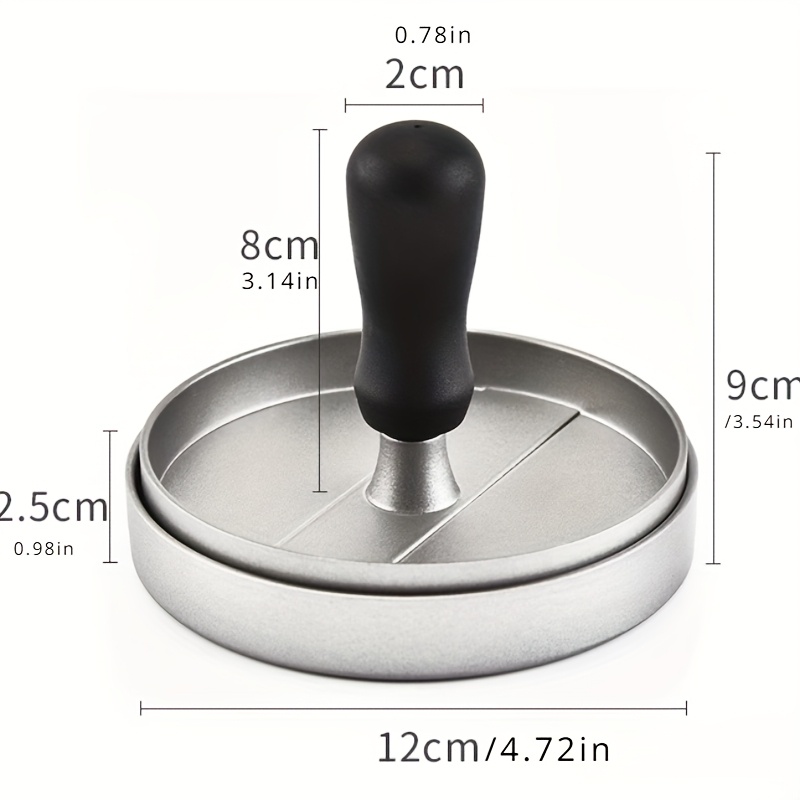 TEMU Premium Press - Suitable For Beef, Cheese, And Vegetable Patties - Ideal For Grilling And Outdoor Bbq Tools