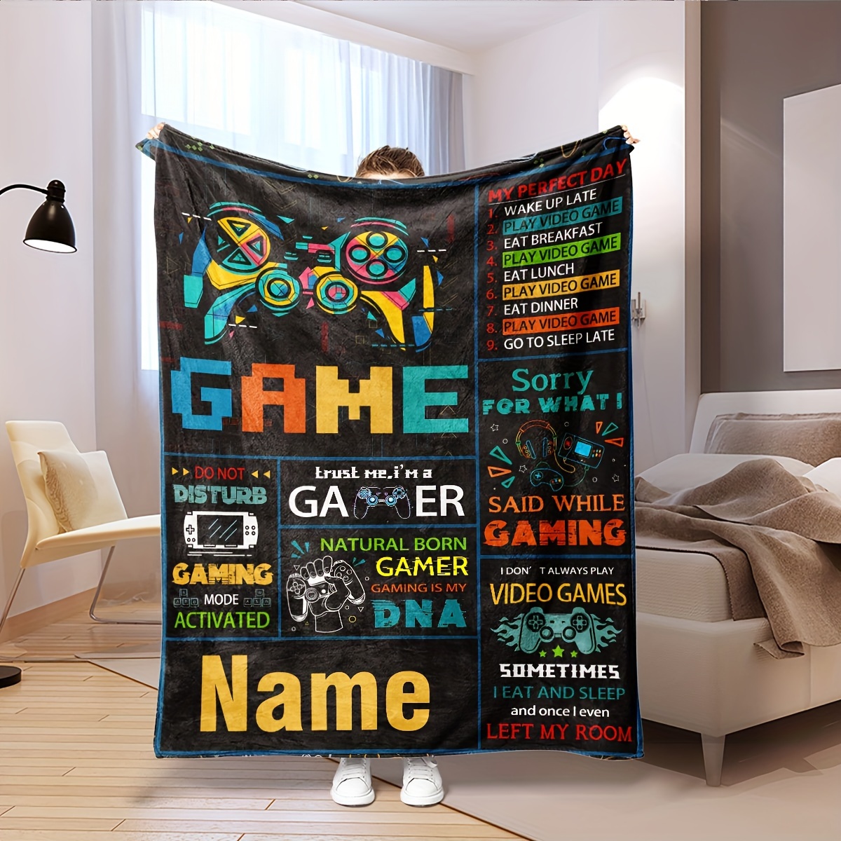 

Printed Blanket - , , , Portable For Enthusiasts, , For Bed, , Dorm, Car, , Sofa, , - Knitted Polyester Multipurpose Blanket