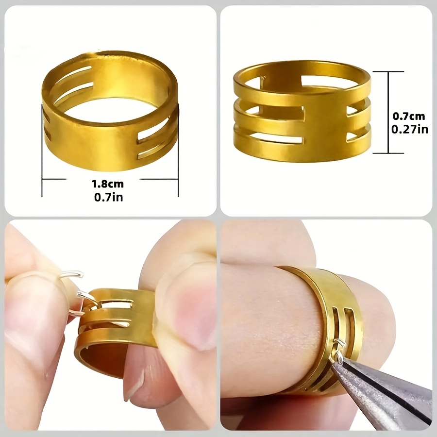Jewelry Making Pliers Set with Golden Ring, 2pcs