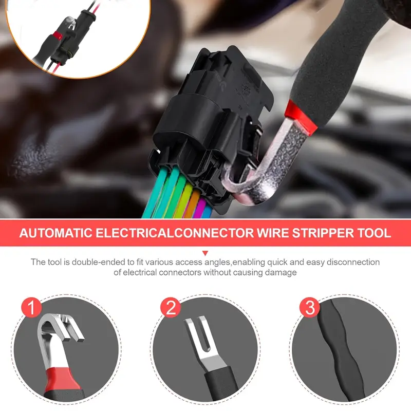 Electrical Disconnect Pliers & Connector Separator Tool Kit – Universal For Cars, Trucks, Motorcycles