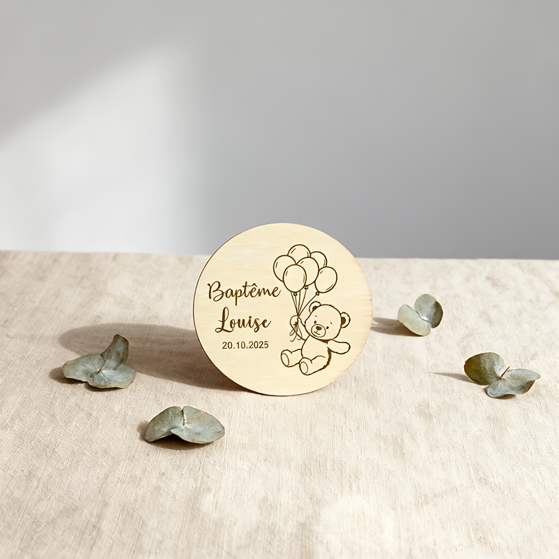 Personalized Rustic Wooden Save The Date Magnets