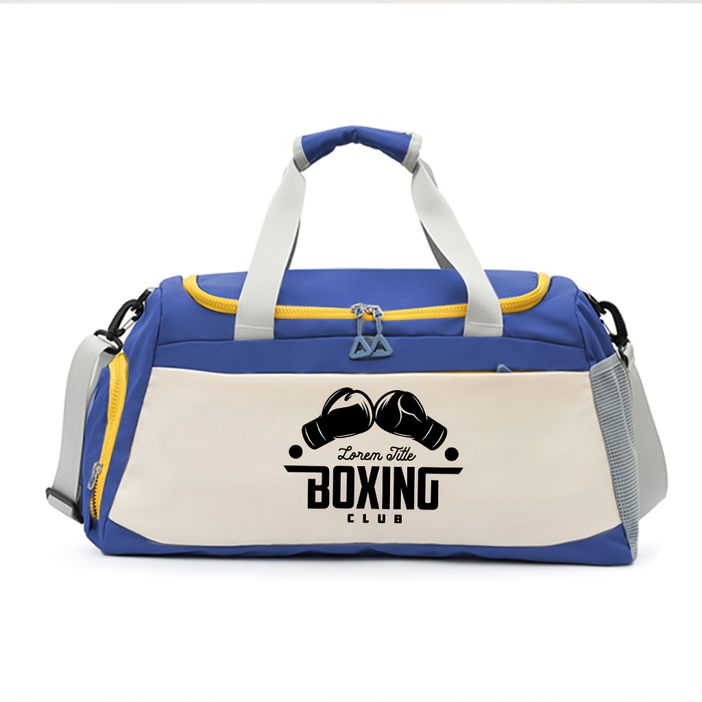 TEMU Large-capacity Foldable Gym Bag Suitable For Workouts, Travel & Boxing Training - Lightweight With Adjustable Strap & Secure Zipper Closure,
