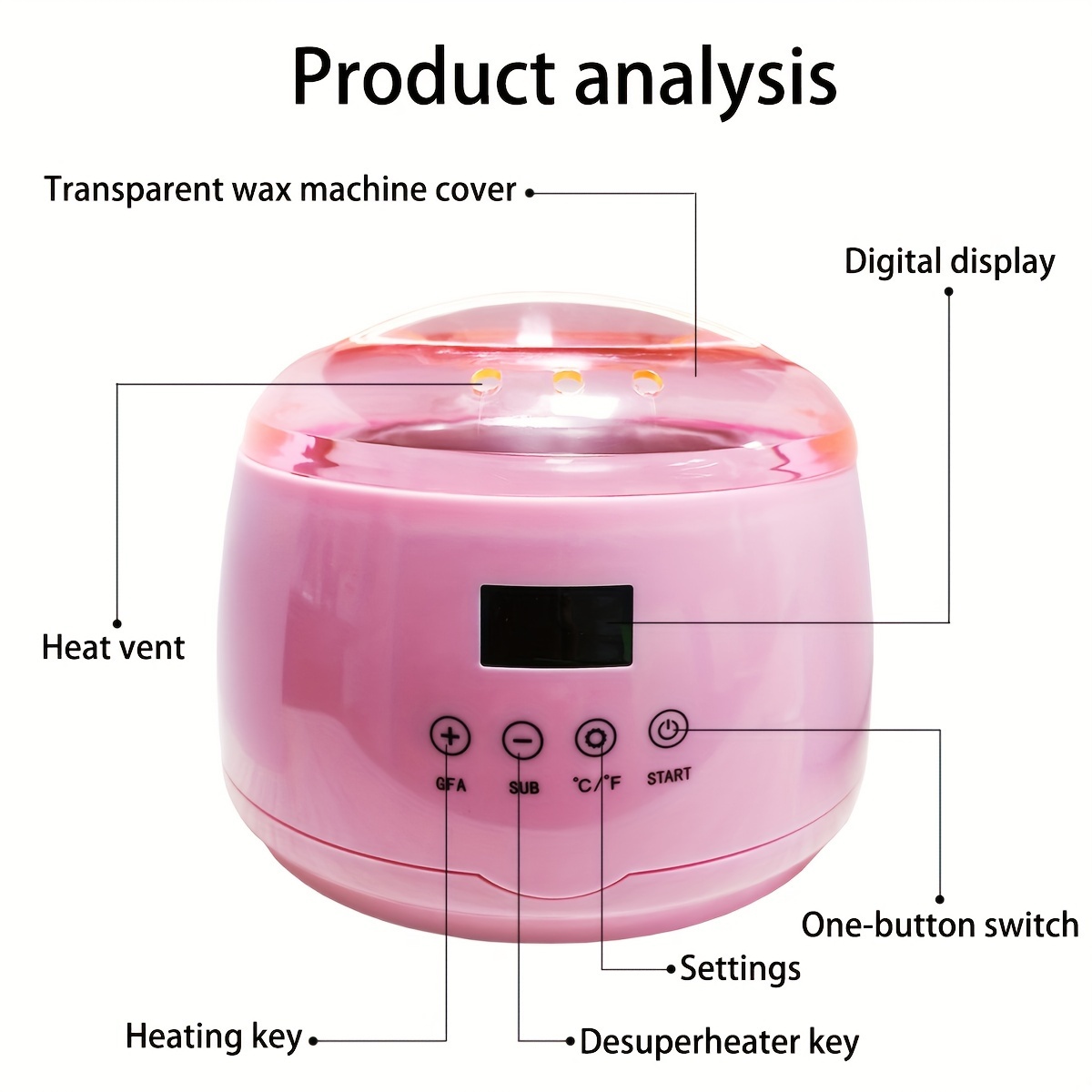 Electric Hair Removal Machine Touch Screen Hair Removal Wax Temu