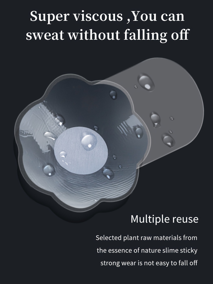1/3 Pair Silicone Transparent Breast Lift Patches - Invisible Lift & Sagging Prevention with Gathered Upper Support, Latex-Enhanced Adhesion for Wedding Dresses & Fashion Bras, Hand Washable, All Light Beige Tones, Breast Lift Tape, Formal Dress Accessory, Discreet Undergarment, Lightweight Lift Tape