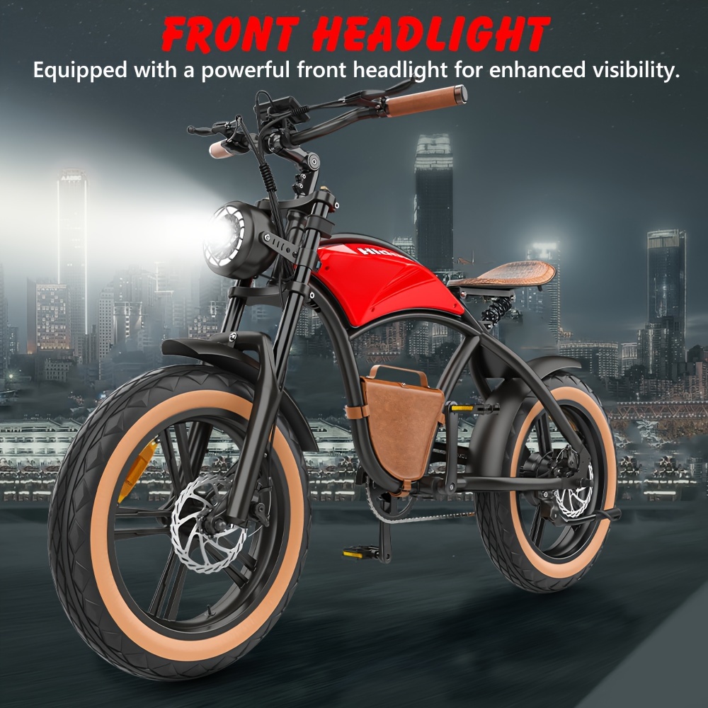 electric bike for adults b10 48v 12 5ah battery 18650 25 40km   speed 750w motor e bike for adults electric mountain bike for men 20 fat tire electric   speed with cowboy bag weight bearing 330lbs details 8