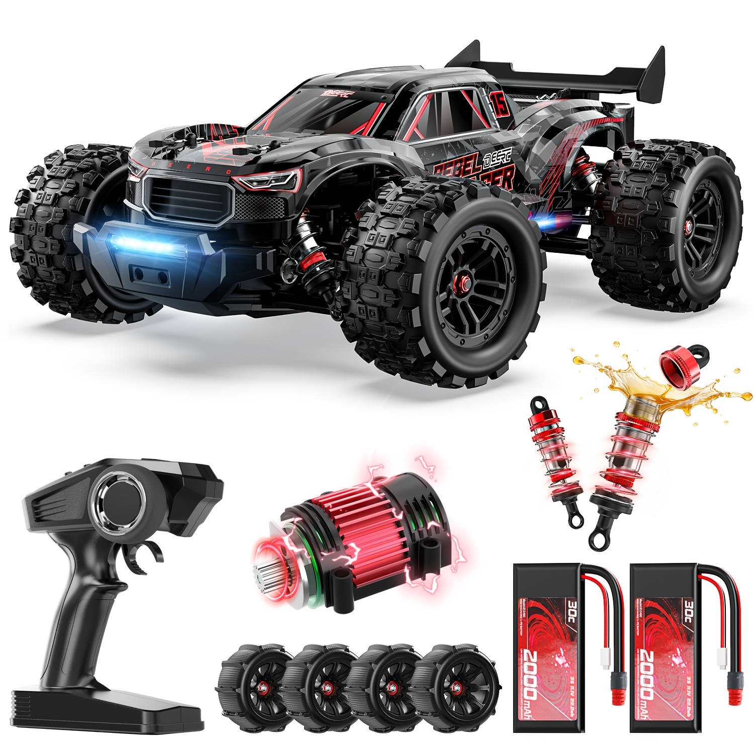 rc cars and trucks sold on Temu United States