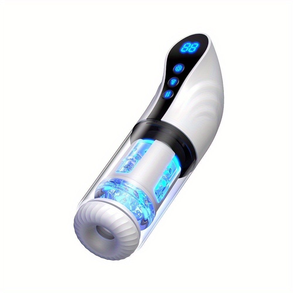 1pc Automatic Sucking Male Masturbator, 3 In 1 Male Stroker With 10 Vibration & 4 Suction & One-Click Climax, Adult Sex Toy With 360°-Wraparound-Airbags, Blowjob Toy Mens Adult Male Sex Toys For Men - Image 4