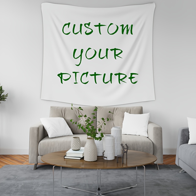 

Customizable Wall Tapestry For Bedroom, Dining And Room Decor - Brushed Fabric Woven Hanging With Unique Design - Polyester, No Electricity Needed, 90g Fabric Weight - Perfect For Decorations