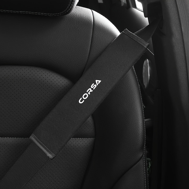Image of Printed Car Seat Belt Cover, Artificial Plush Surface Seat Shoulder Strap, Sizes, Enhances Driving Safety , Provides Neck Support And Shoulder Anti-friction Protection, , Soft And Breathable