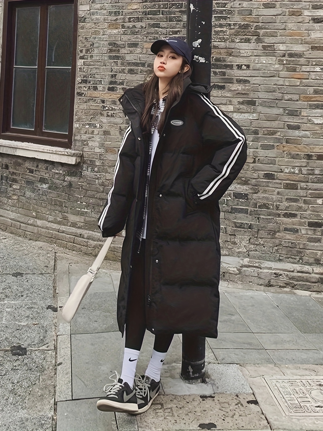 veste d'hiver chaude femmes longue dessus genou en Temu Switzerland - Main Image