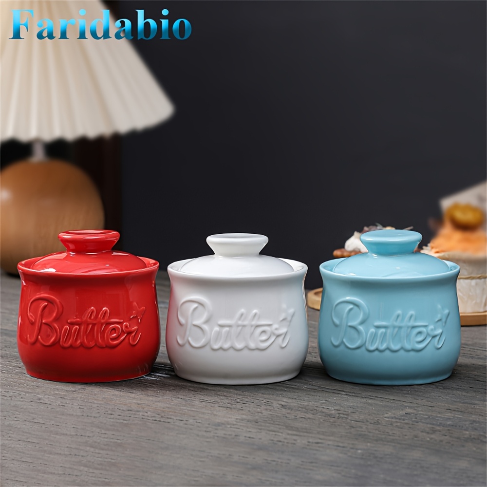 

Faridabio 1pc Pot de en céramique - Pot de stockage de original, de la , facile , idéal pour la décoration de à domicile et au restaurant