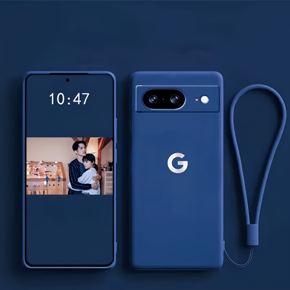 TEMU Phone Case - Luxurious Skin-friendly Liquid Hanging Strap Soft Case, Suitable For Google Pixel 10 9 Pro Xl 9a 8a 7a 6a Protection Cases