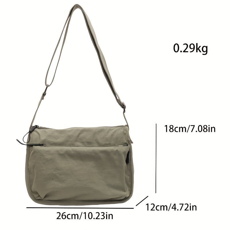 multi pockets cross nylon shoulder bag versatile - Temu Canada