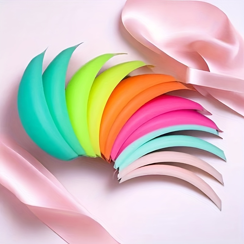 12pcs/box Colorful Eyelash Lifting For Lash Lifting Silicone Eyelash Perm Curler Makeup Tools For Lash Perm Kit