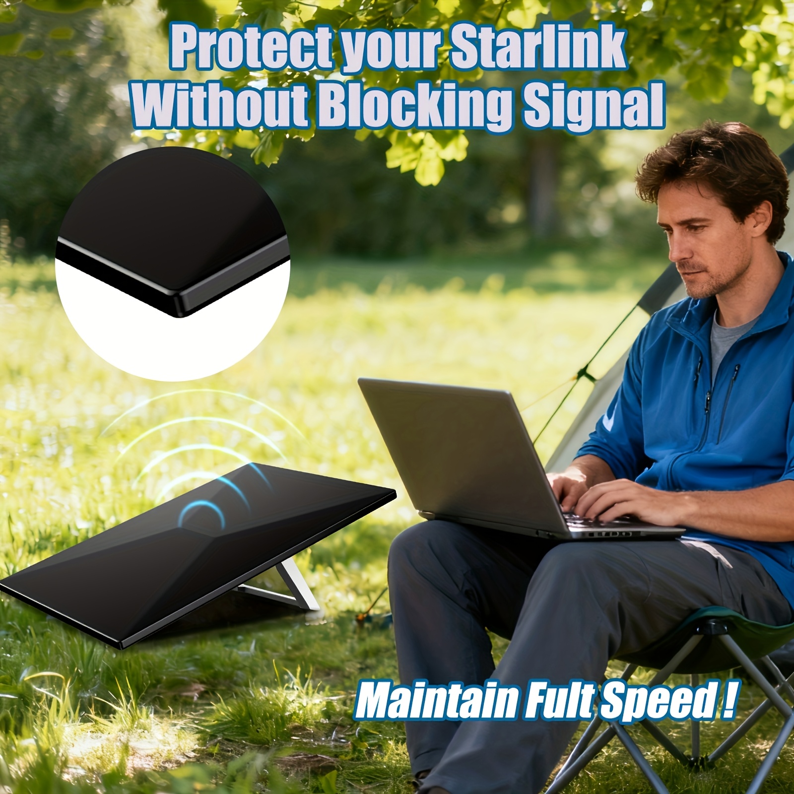 Coque de protection pour Starlink Génération 3, Étui standard pour antenne satellite, Bouclier en silicone contre la grêle pour Starlink Standard, et résistant aux impacts de roches, de sable et de grêle