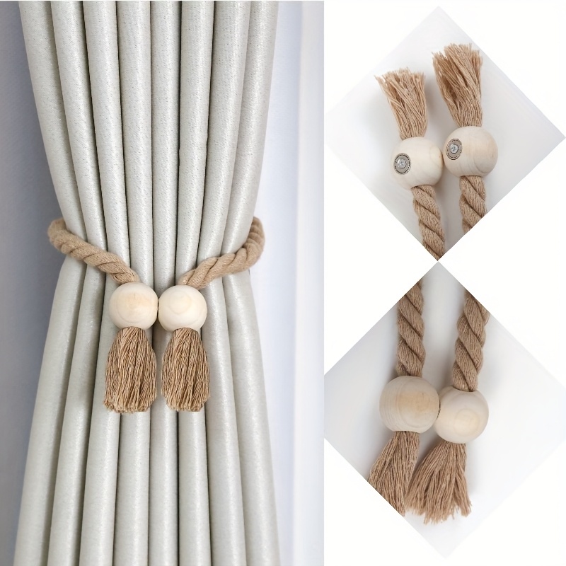 Gardinen Raffhalter TXS 2 Stück Vorhang Raffhalter Boho Raffhalter Für Vorhänge