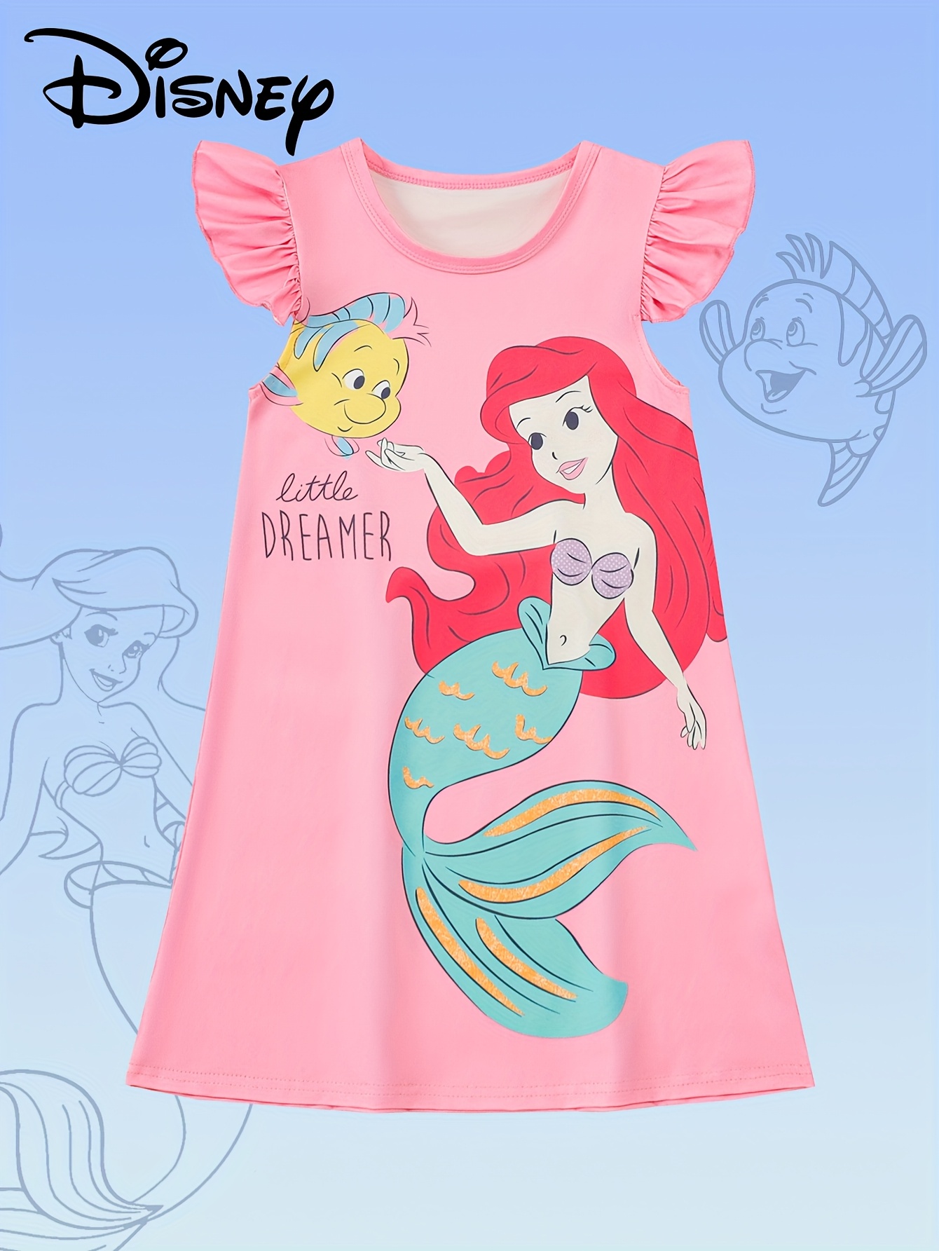 vestido pijama princesa niñas ropa cómoda Temu Chile