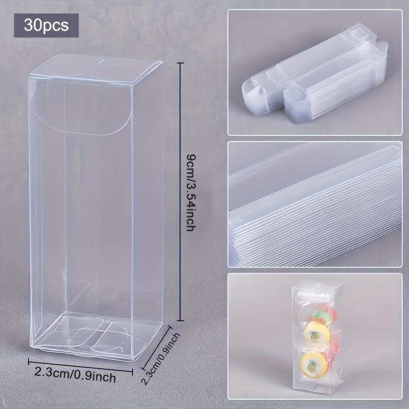 Transparent Plastic Gift Packaging Boxes for Weddings