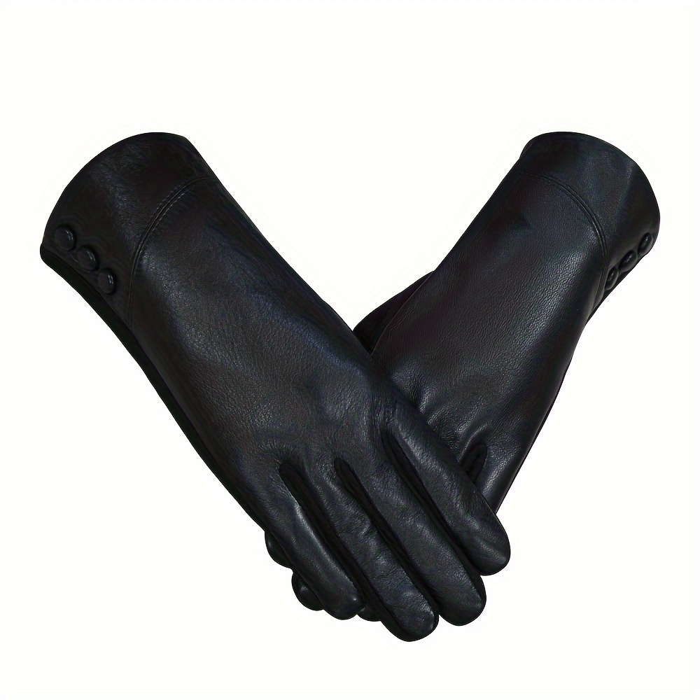 princess polly baby blue dress Raber Wool Lined Leather Dress Gloves - Black