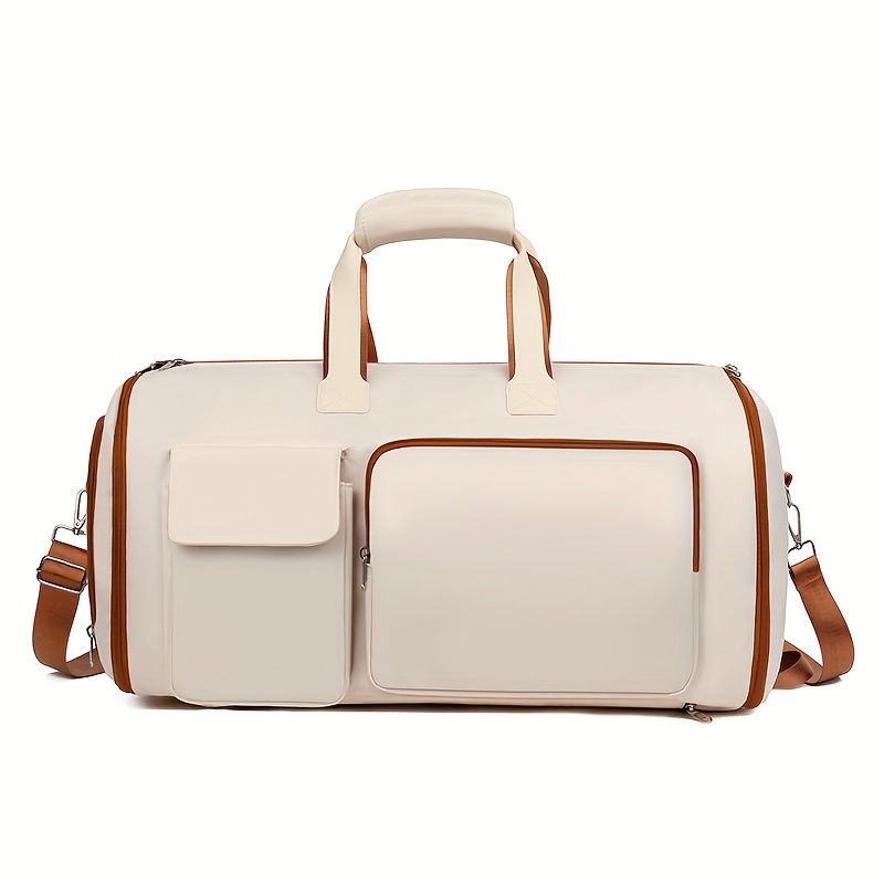 Moqueta de Nylon para Mujer, Bolso Multifuncional con Compartimento Separado Seco/Húmedo y Diseño de Zona para Zapatos, Mochila de Viaje con Muchas Bolsillos Ideal para Negocios y Viajes - Imagen 15