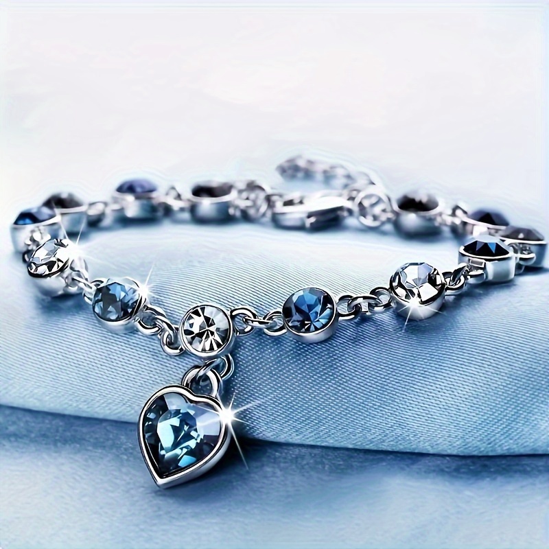

Fashion Ocean Heart Peach Heart Bracelet With For Women's Jewelry Gift