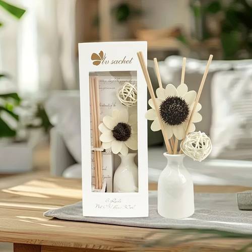 fireless therapy set rattan ceramic volatile fragrance holiday gift hotel room living room