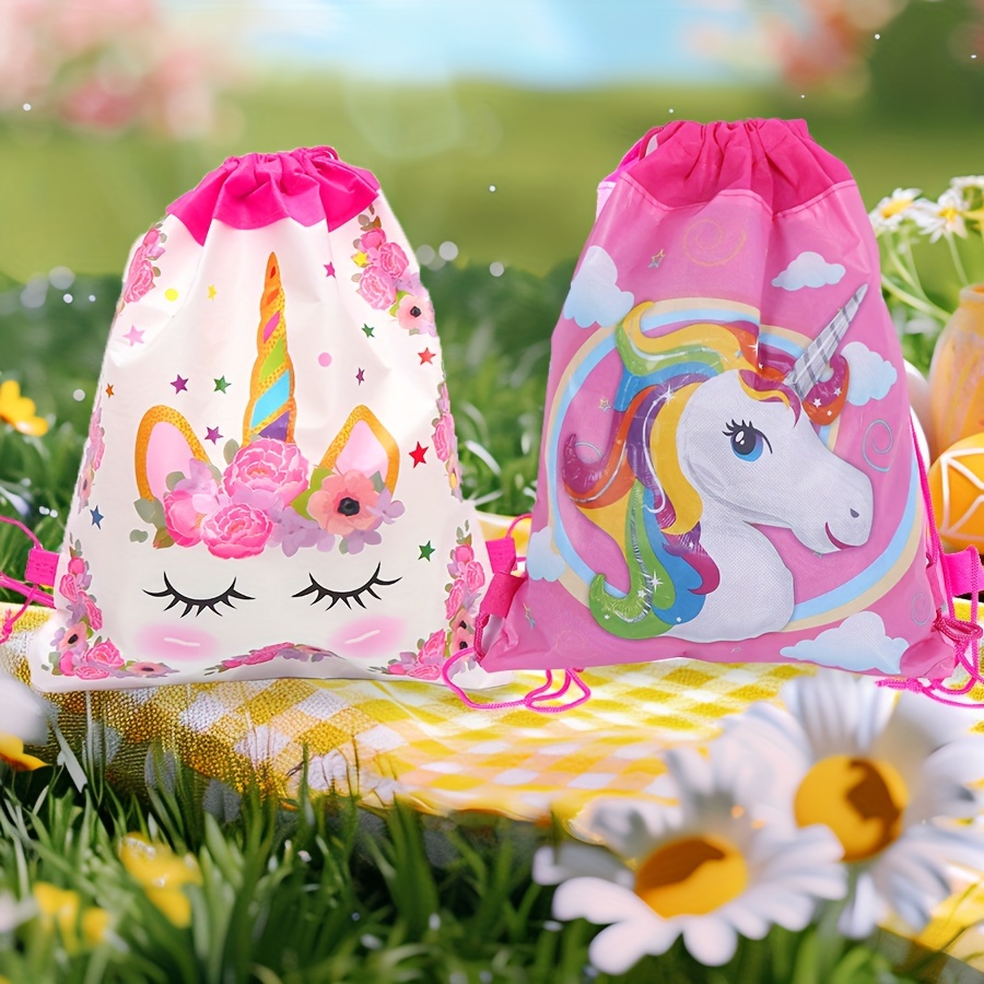 

Unicorn Drawstring - Non-woven Storage Bag For Favors, , And Organization - Reusable, Water-, And To