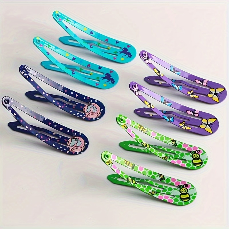 10/20/40pcs of Cute Star Fruit Butterfly Hair Clips for Girls, Hair Accessories Gifts for Girls, Random Colors