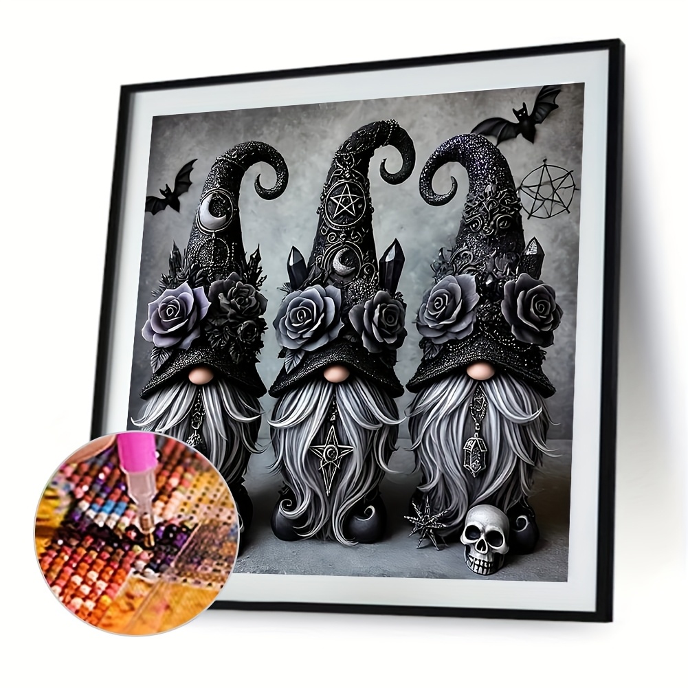 Image of Dark Dwarf Frameless 5d Diamond Painting Kit, Diamond Painting, Full Art Painting, Diamond Painting Art Craft For Wall Decoration Surprise Gift