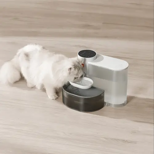 3l large capacity cat water fountain usb battery powered rechargeable lithium 2000mah needed ideal for multiple cats