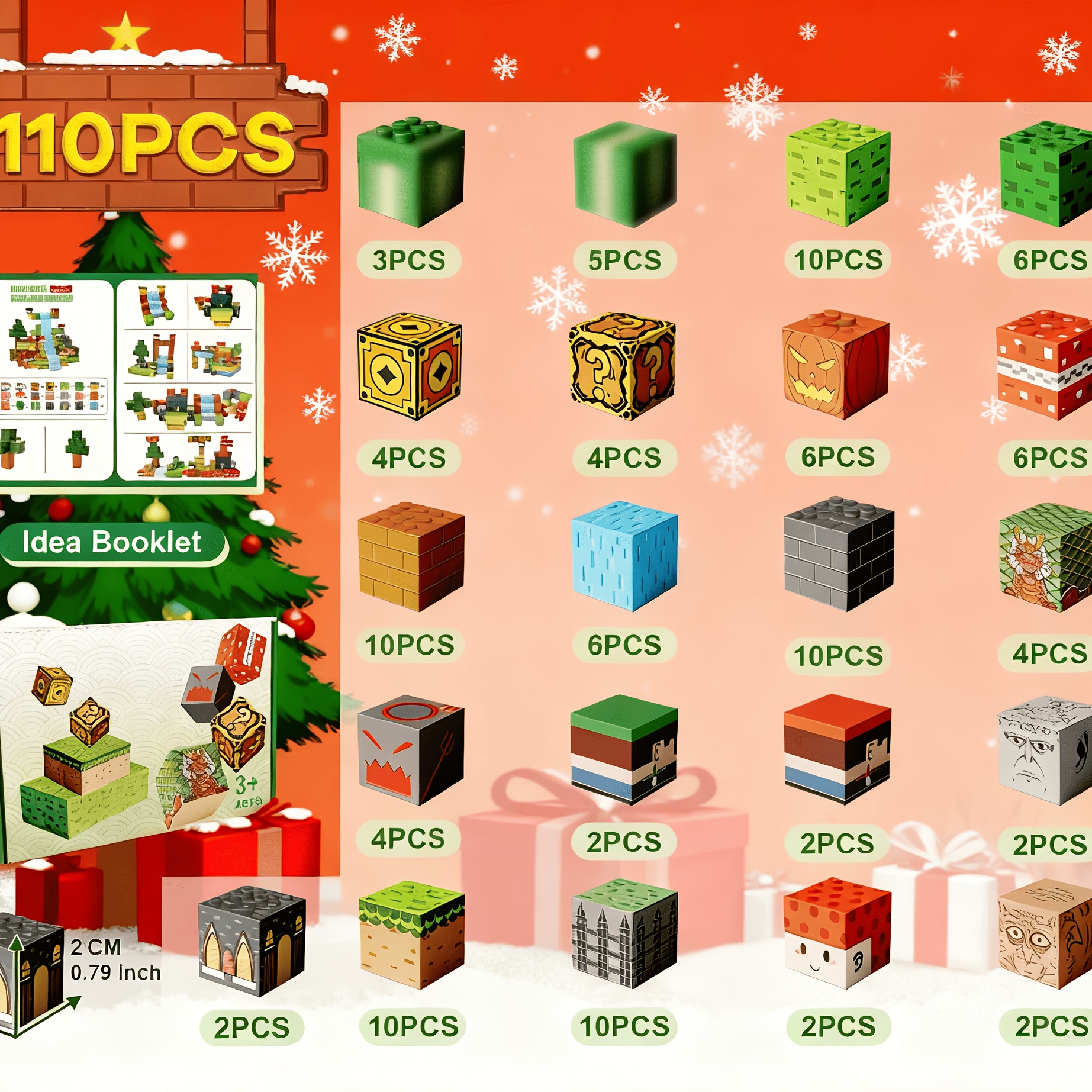 110pcs Magnetic Building Blocks for STEM Learning