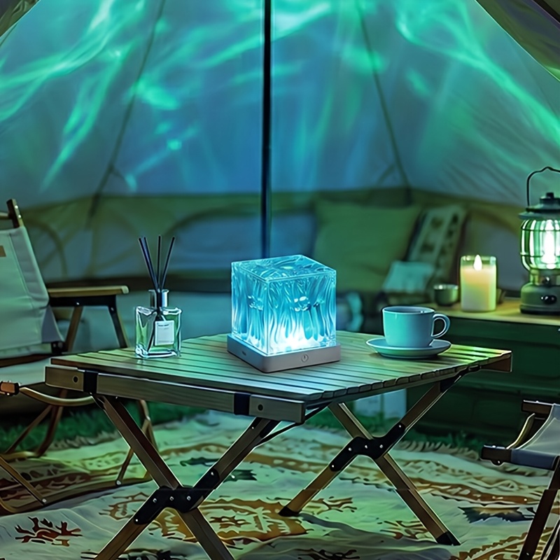 Image of Dimmable Night Light Strip With Colorful Effects For Bedroom, Party, Valentine's Day, Home, And Office Decoration; Party Atmosphere Enhancer; Modern Table Lamp.