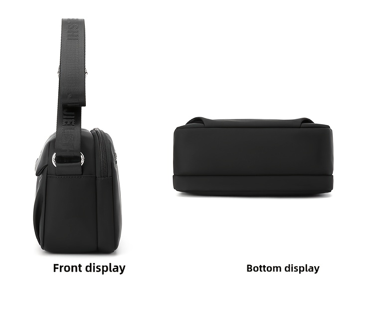 womens nylon crossbody bag with zipper closure minimalist oxford cloth small shoulder purse suitable for Product details 8