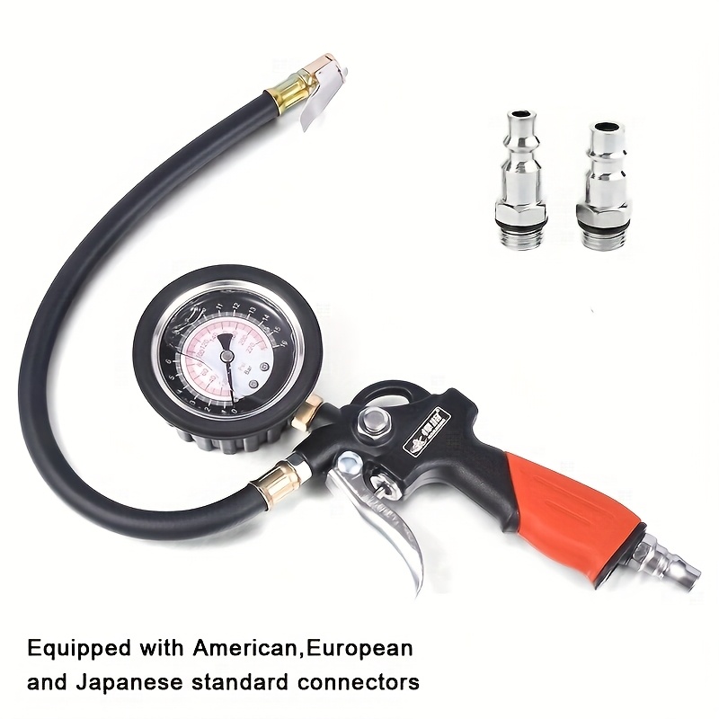 Image of High-precision High-quality Oil-immersed Tire Pressure Gauge With Inflation Function, Digital Tire Pressure Monitor And Inflation Tester, For Monitoring And Inflation Automotive Tires