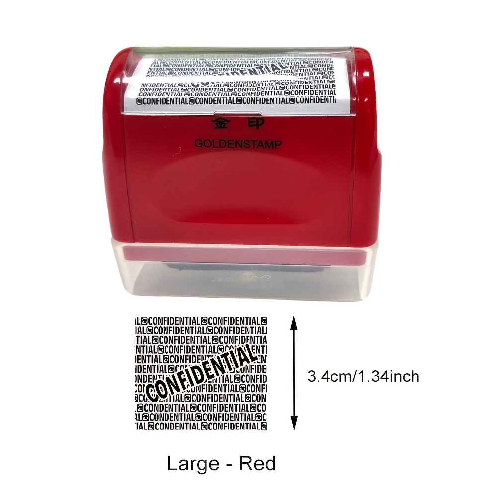 TEMU 1pc Privacy Roller Stamp - Theft Protection - Package Address Eraser, 2 Sizes & Multi-colors