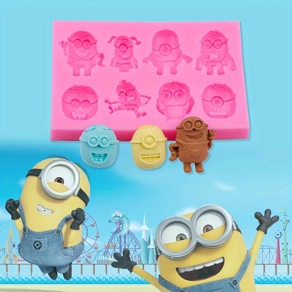 

Minions-themed Silicone Mold For Resin Crafts & Baking - Cute , Diy Play Clay, Hand Washable, Party Supplies, Minions