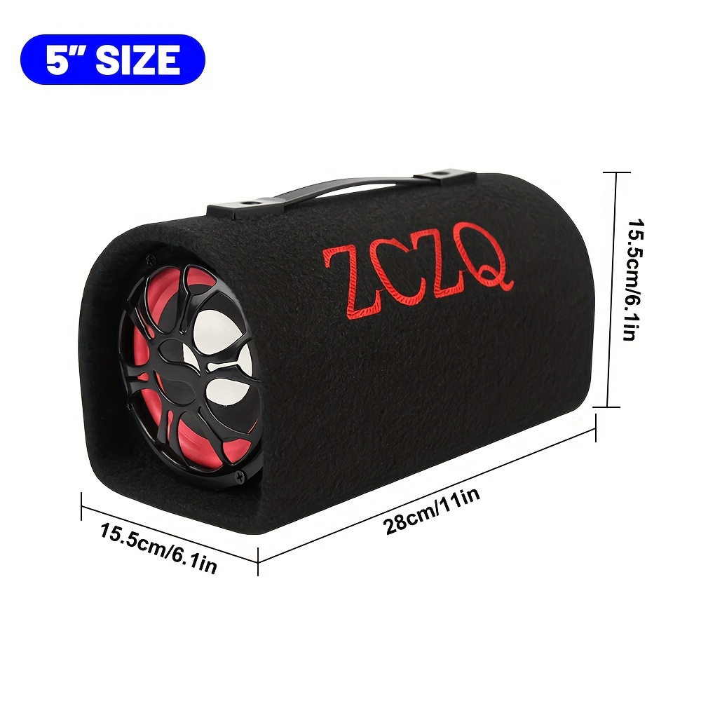 cigarette lighter subwoofer zc s5 5 portable car subwoofer max 800w active system