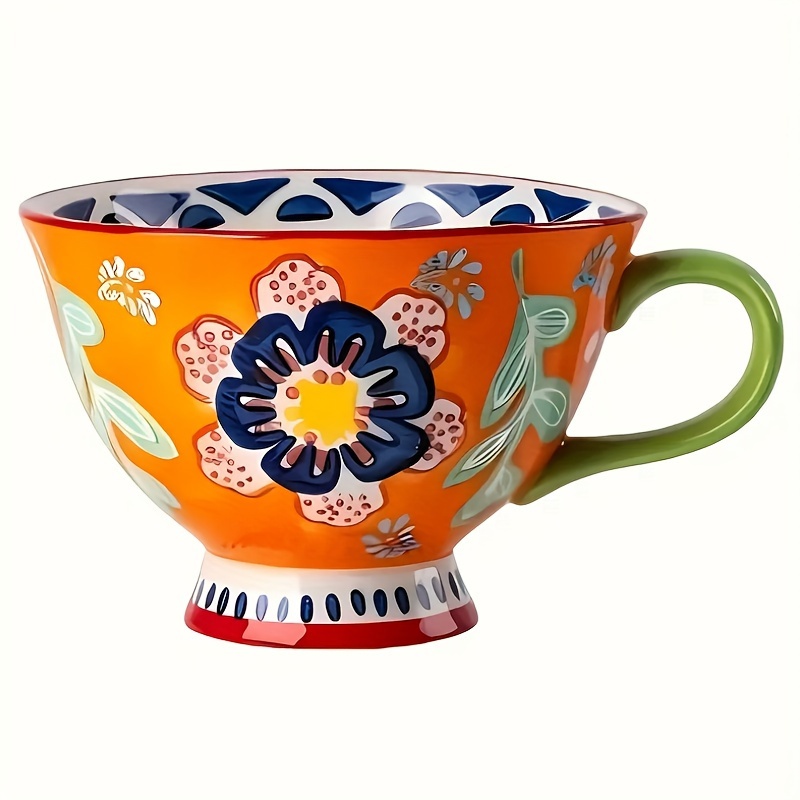 1 Pezzo Tazza Tè Motivo Floreale Vintage Tazze Caffè In - Temu Italy