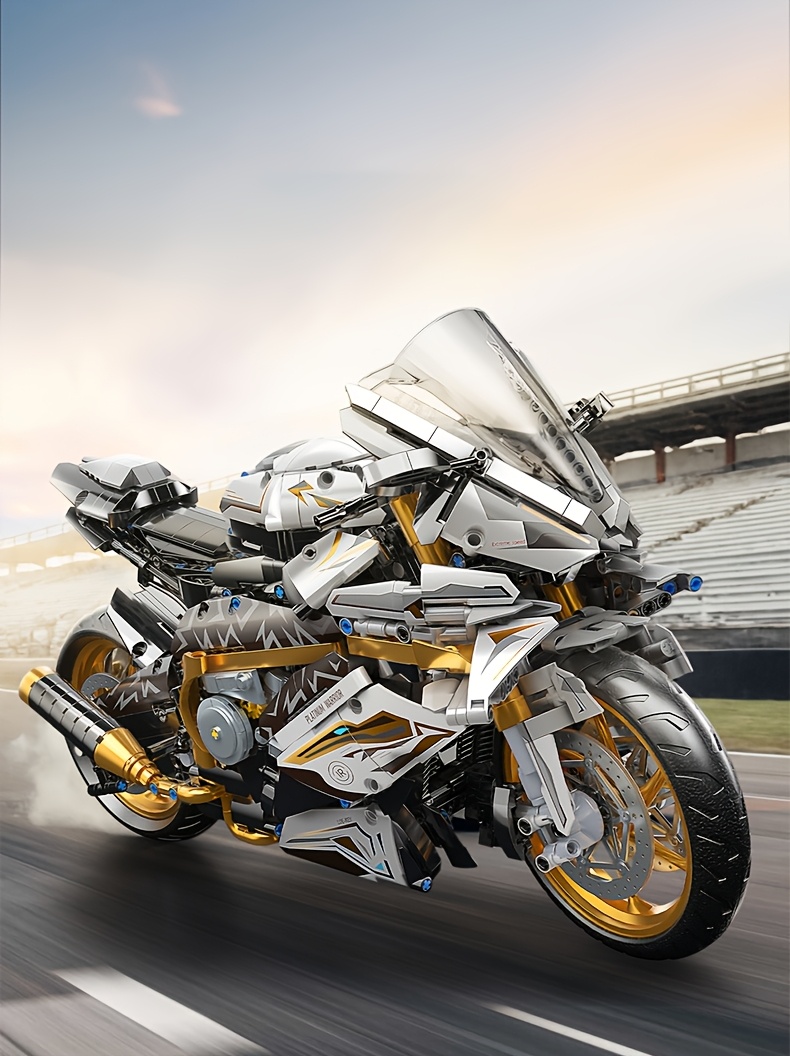 2000 pcs platinum motorcycle building blocks model easy assembly durable abs plastic mixed colors perfect gift for birthdays christmas halloween thanksgiving new year party favors motorcycle accessories best for christmas   thanksgiving Product details 0