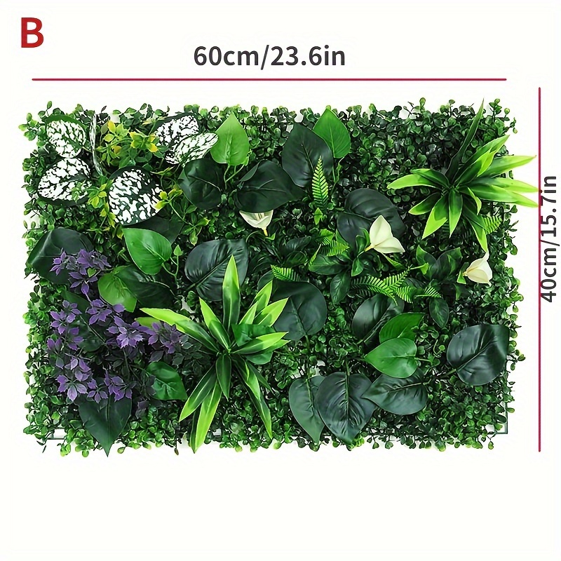 Image of Artificial Green Plant Lawn Decoration, Suitable For Balcony Walls, Courtyards, Garden Decoration, And Mall Storefront Decorative Background Green Plant Walls